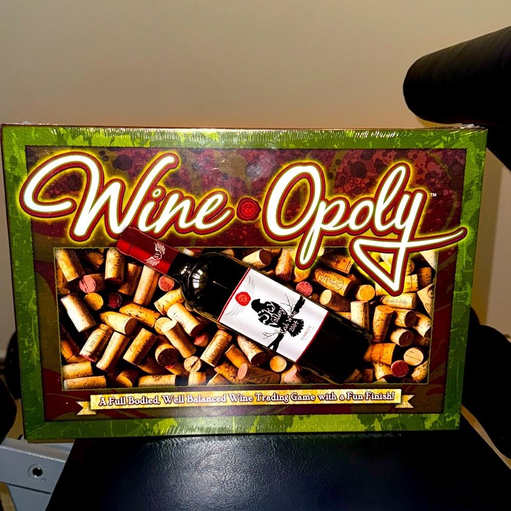 Wine-Opoly, NEW, Game, Fun